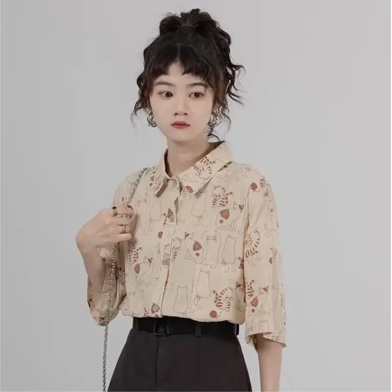 Hemden für Damen, Cord-Hemd mi – Korean Lifestyle Student Bewertung und Preis