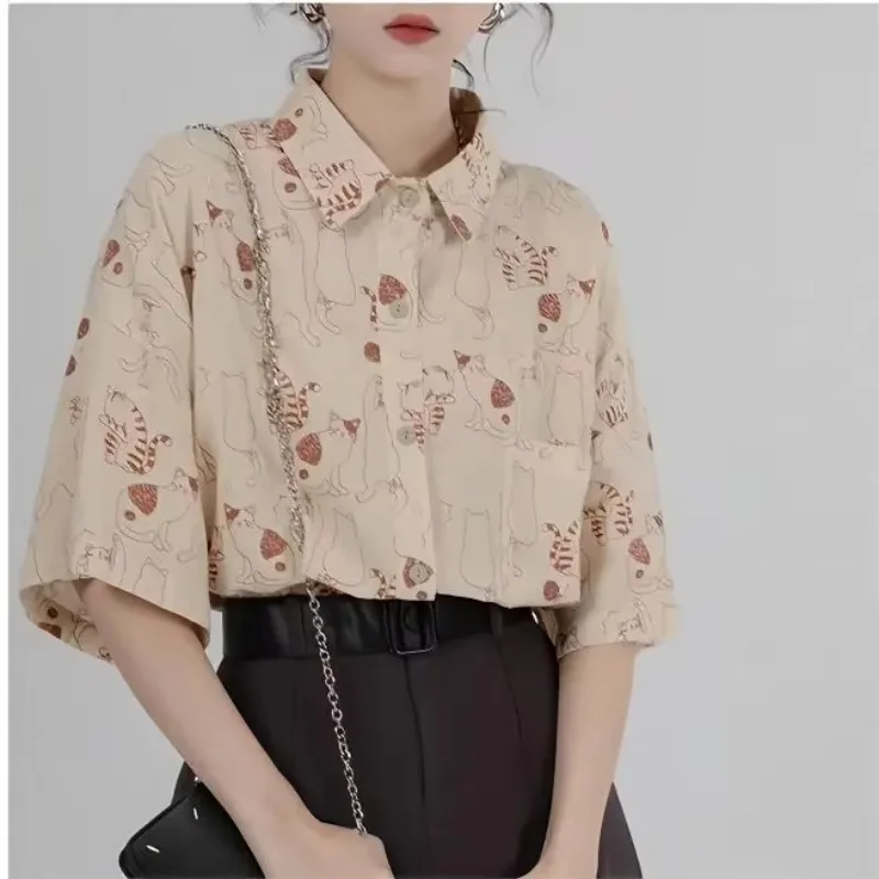Hemden für Damen, Cord-Hemd mi – Korean Lifestyle Student Bewertung und Preis